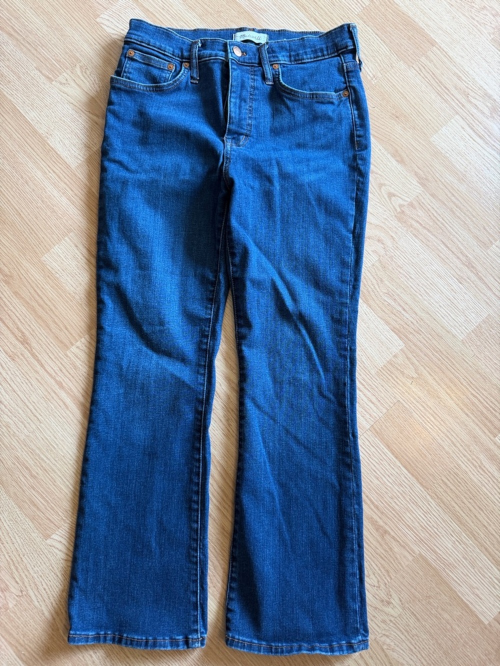 Madewell Dark Blue Flare Jeans